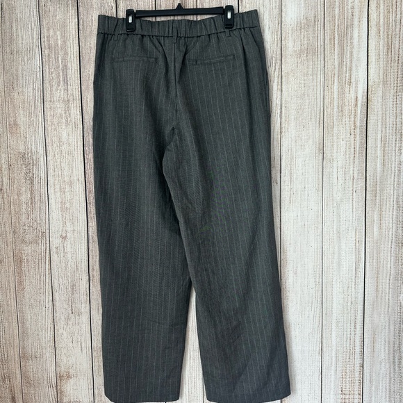 a new day Women's Gray Pinstripe Wide Leg Trousers - Picture 1 of 3
